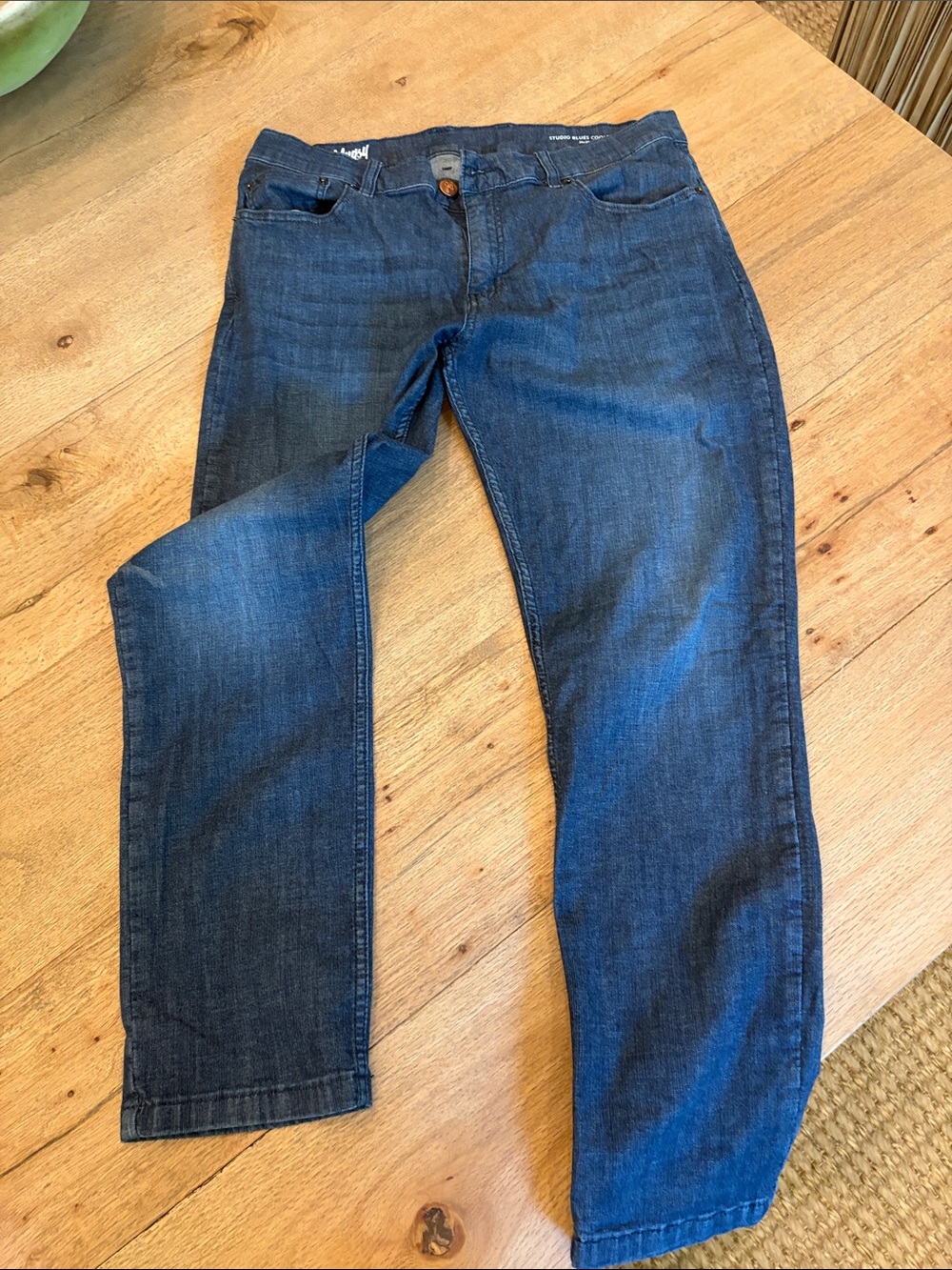 Mugsy Jeans in Dark Blue Denim